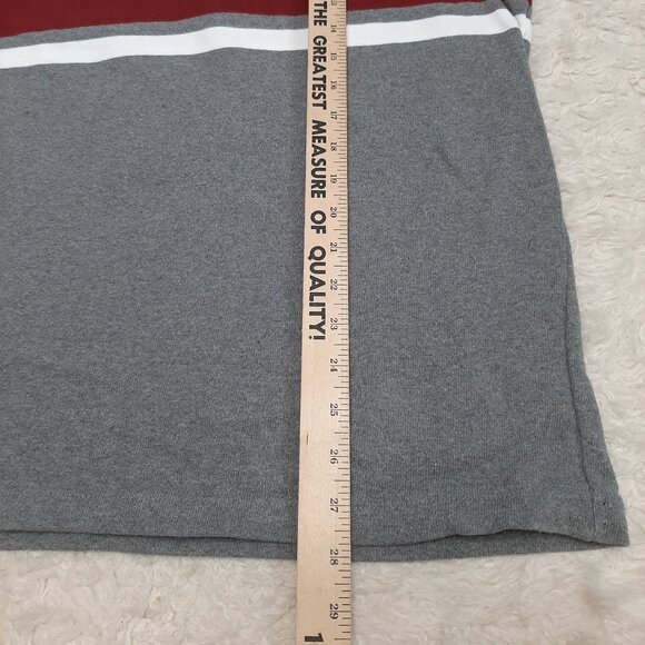 Vintage Rugby Wear Barbarian Men's 100% Cotton Gray and Brown Pullover Sweatshir - Picture 5 of 9